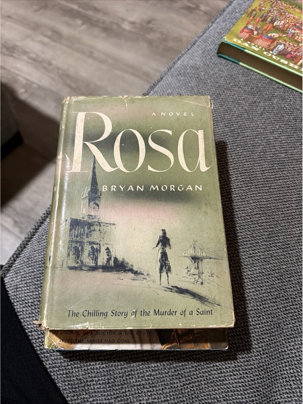 Vtg 1949 A Novel Rosa Hardcover Novel Book Rare Murder Of A Saint Bryan Morgan